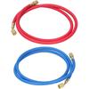 2Pcs Refrigerant Charging Hose, AC Charging Hoses Tube, Fluoride Adding Tube for Air Conditioner Outside Unit Repair Tool (R410 Special 1.5 Meters)