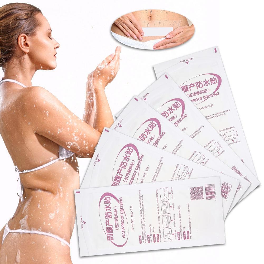 

5Pcs Wound Dressing Patch Caesarean Postpartum Waterproof Shower Patch