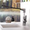 OEING Matte Black Pull-Out Extendable Basin Faucet