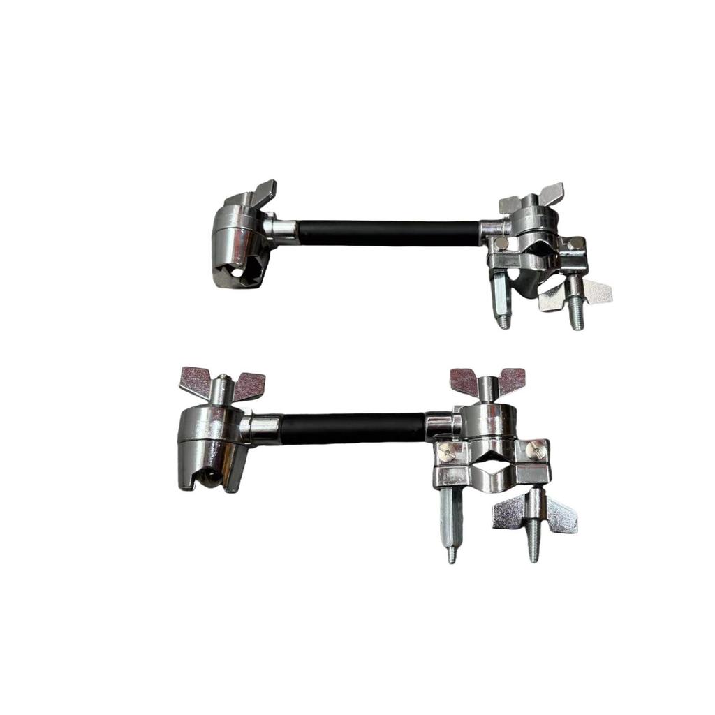Multi-functional Drum Rack Extension with Double Head Tom-tom and Universal Clamp for Percussion Instruments