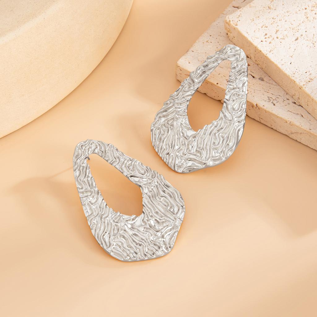 Vintage Sunflower Alloy Earrings Drop for Women Exaggerate Daily Party Banquet Earrings Y2K Jewelry Accessories 2025 New