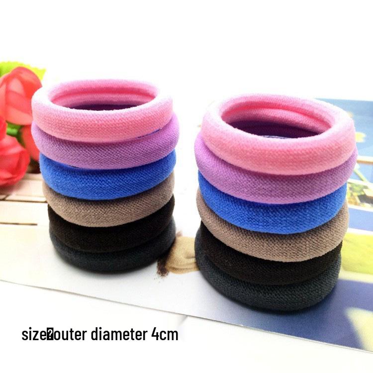 Children's Seamless High-Elasticity Hair Ties - No Damage Rubber Bands for Girls
