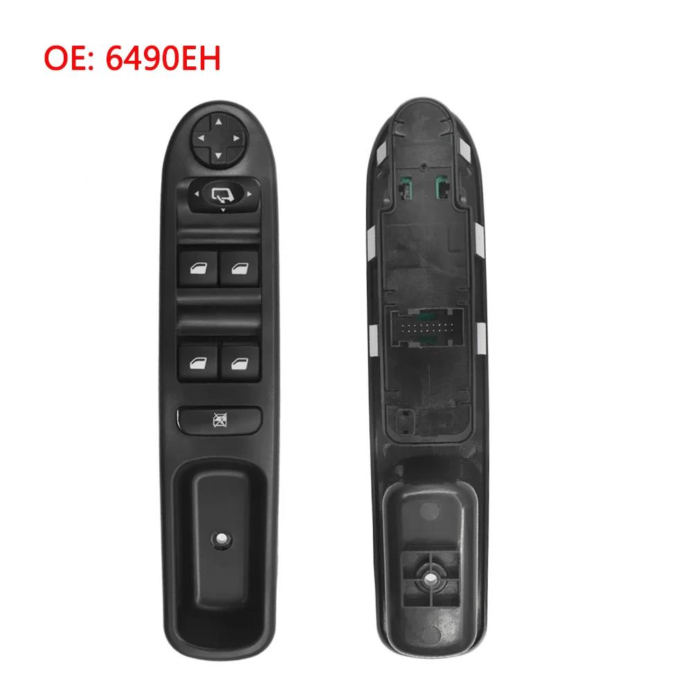 Electric Power Window Control Switch for Peugeot 207 307 For Citroen C3 Picasso 2000+ 6554KT 6554QC 6490EH 6490HQ 6554QF 6554QG