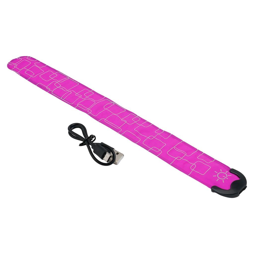 1pc Rechargeable LED Armband High Visibility Reflective For Night Cycling Running Adjustable LED Armband Multiple Lighting Modes