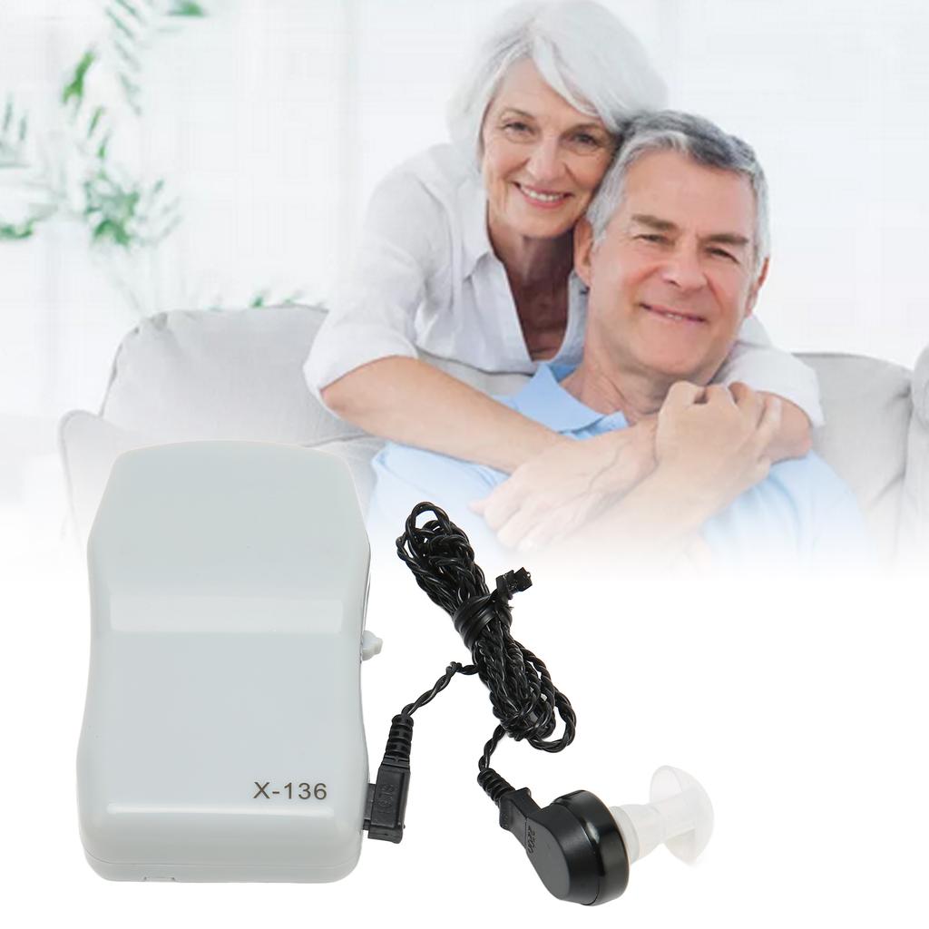 Persönlicher Hörverstärker Sprachverstärker Rauschunterdrückung Klarer Audio-Sound Hörverstärker mit Kopfhörer