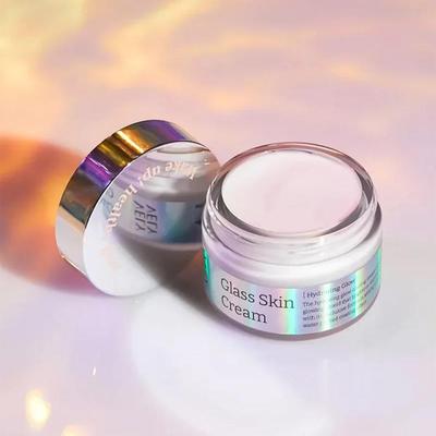 Glass Skin Cream 60ml, Parlatıcı, Aydınlatıcı, Nemlendirici, Nemlendirici, Kore Kozmetikleri, Kbeauty, örnek