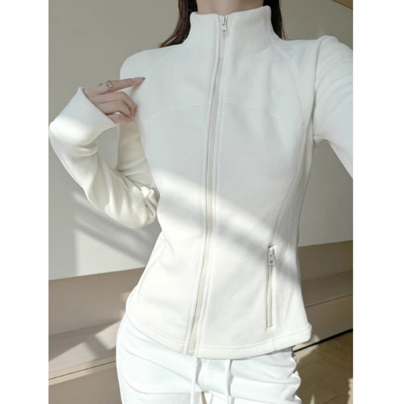 Womens Thick Fleece Hooded Sweatshirt Oversized Casual Winter Jacket Soft Warm Long Sleeve