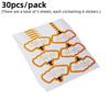 30pcsHalloween Stickers Ghost Style Packaging Box Sealing Stickers Baking Packaging Sealing Stickers Holiday Party Small Gifts