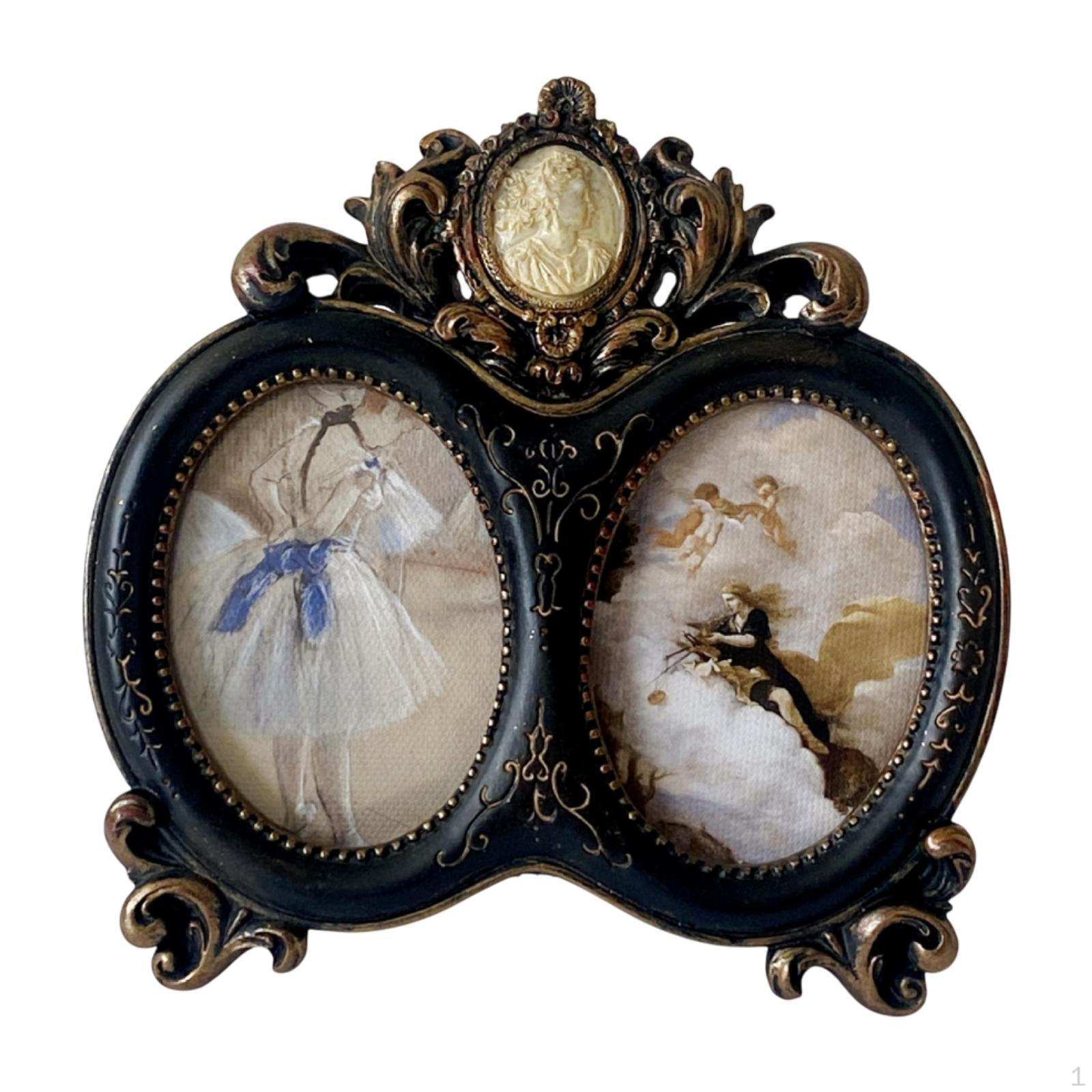 

Креативная рамка из смолы для демонстрации фотографий, уникальный дизайн, прославляющий дружбу чёрный