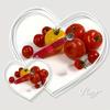 1pc Using a Fruit and Vegetable Corer, Easily Remove Tomato Stems and Strawberry Cores.