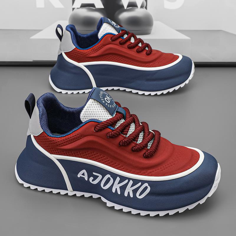 

Европейские мужские кроссовки для зимнего повседневного бега 2024 года 44 красный/синий