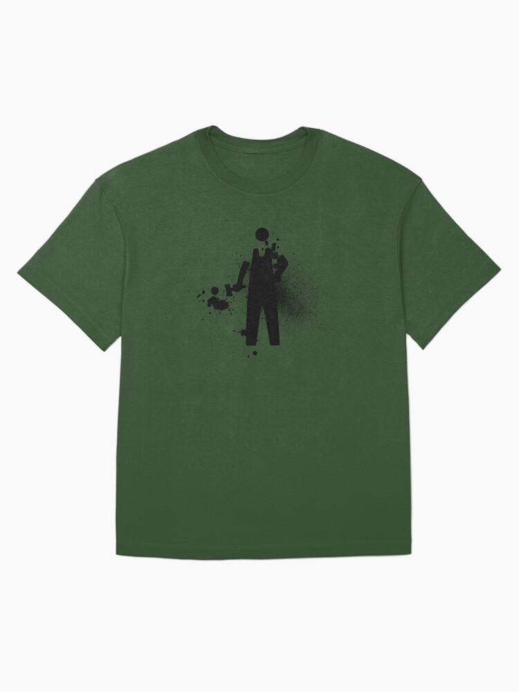 Work Hard Übergroßes T-Shirt