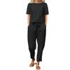 Blusa e pantaloni da donna, un set estivo di due oggetti con pantaloni