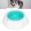 Double Wall Cooling Pet Bowl Round Shape Chilled Cat Dish Summer Pet Water Bowl  Summer Hydration
