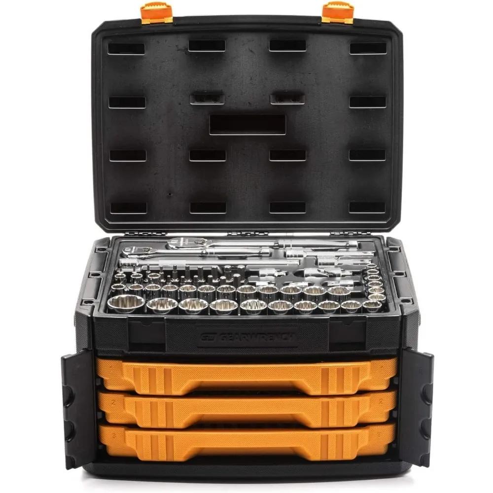 

Органайзер для ящиков для инструментов, 243 шт.. 12 баллов. Набор инструментов для механики в ящике для хранения с 3 ящиками — 80972 Ящик для инструментов для упаковки инструментов для механики