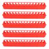 5Set Thicken Bird Feeder Outdoor Hanging Plastic Pigeons Feeding Device Cage Accessory Red