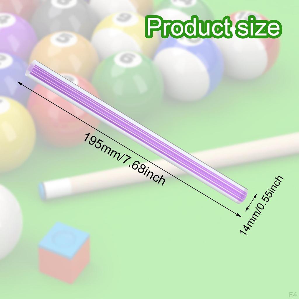 Akrylové kování na tágo 14mm průměr Profesionální oprava špičky DIY Lehká Přenosná Náhrada