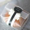 200Pcs Hand Made Long Adhesive Cake Packaging Sealing Label Baking Kraft Sticker