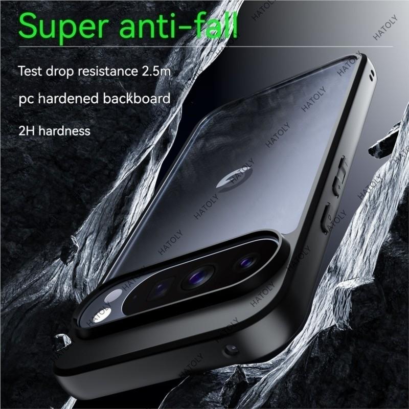 For Google Pixel 10 Pro Case For Google Pixel 10 Pro TPU Shockproof Transparent Black Frame Case For Pixel 10 10 Pro 10 Pro XL