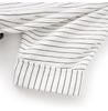 Women's Summer Striped Shirt Dress - High-End, Single-Breasted with Waist-Defining Fit