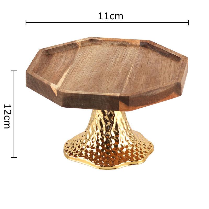 

Solid Wood Hexagonal Fruit Tray Storage Trays Desktop Small Items Organizer Rack Fruit Plate Ornaments Room Aesthetic Decor