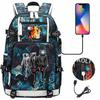 3-teiliges Schulrucksack-Set für Schüler Große Kapazität Oxford-Stoff Schultasche mit Schultergurt und Federmäppchen