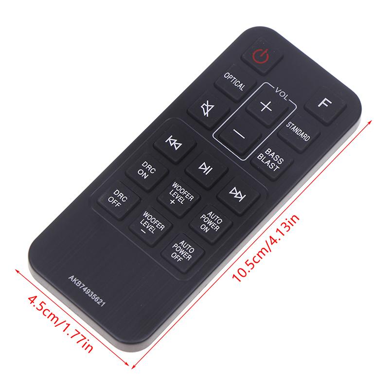 1 Stück Soundbar-Fernbedienung Akb74935621 Fernbedienung für Soundbar Sj2 für Mini Cov33552424