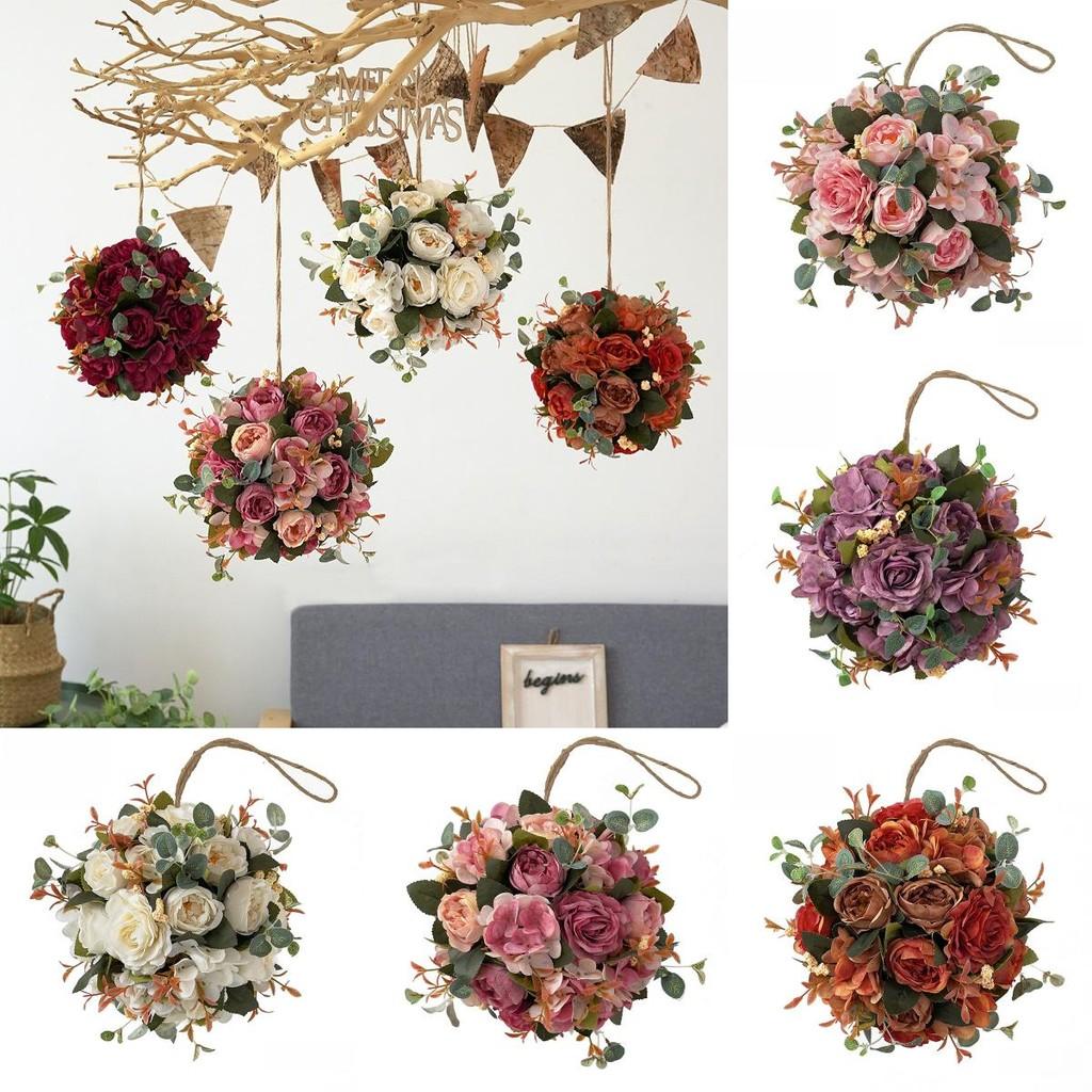 Silk Peony Hydrangea Flower Bouquet For Event Decor Home And Party Arrangements