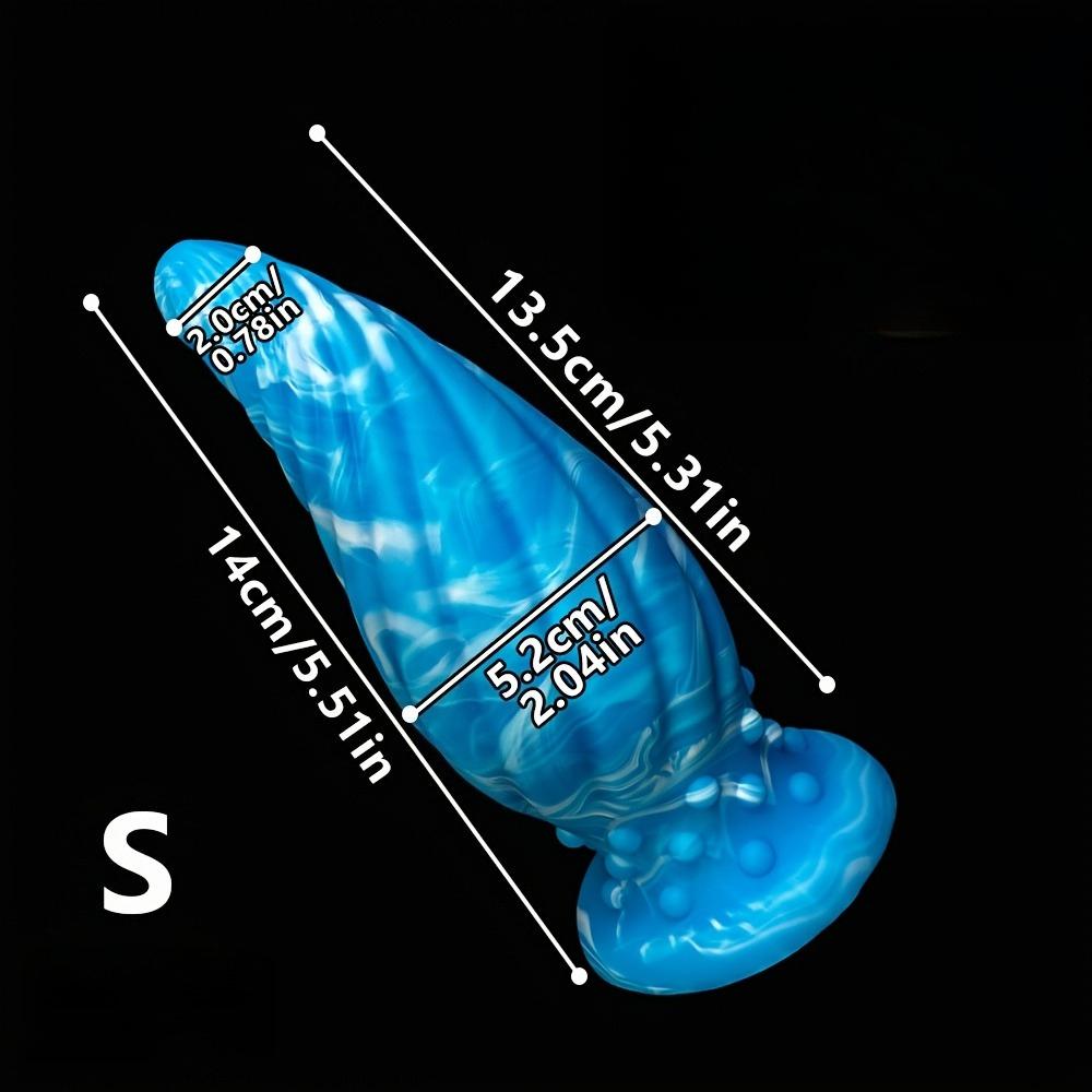 XXL Wearable Silicone Butt Plug, Realistic Soft Large Plug with Strap-On Design, Flexible Comfort Fit for Couples, Multiple Sizes