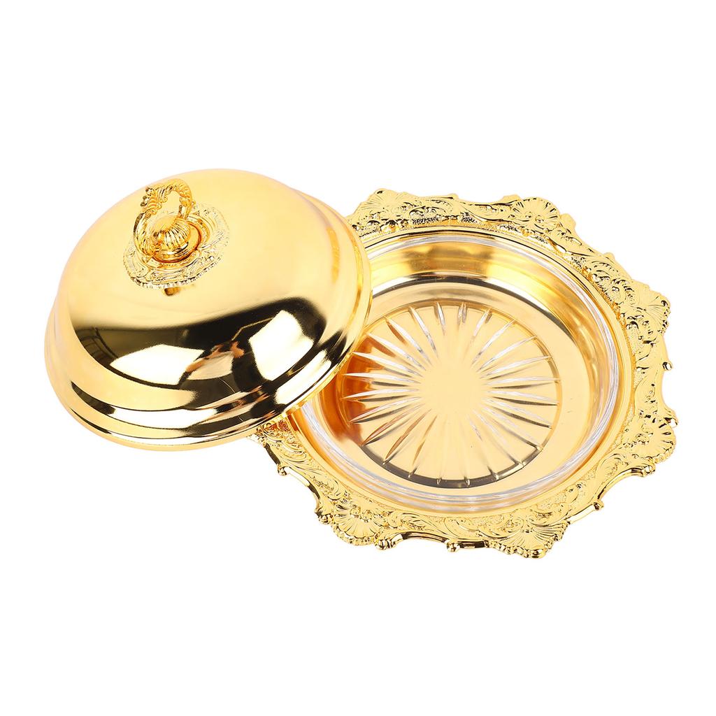 Butterdose Rund Vintage Dekorativ Butter Servierplatte mit Deckel für Kühlschrank Arbeitsplatte