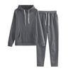 Children's Solid-color Loose Sweatshirt And Sweatpants Casual Sportswear Set