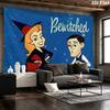 Bewitched Pattern Home Decor Tapestry, Wall Hanging, Decorative RV Wall Cloth.MGT0918433