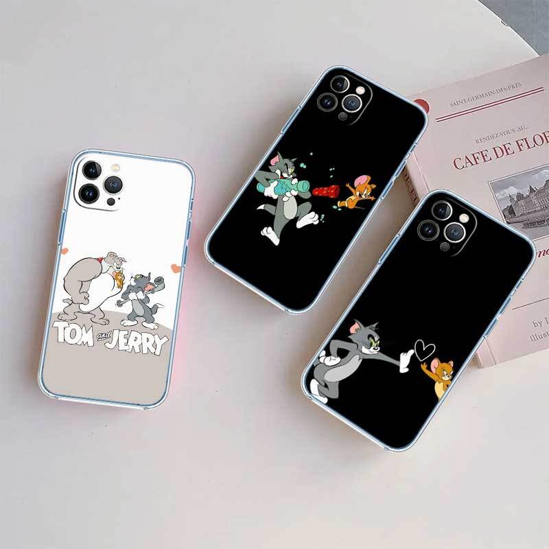 Tom and Jerry Case for Motorola E7 E22 E20 E13 E15 E22S E30 E40 G10 G20 G04 G22 G23 G05 G75 G35 G55 G6 G7 G8 G9 Plus Power Play