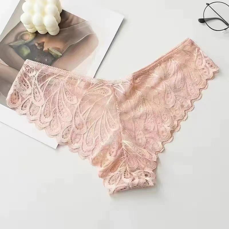 New Women's Lace Panties Sexy Sports Low-rise Seamless Briefs Women's Thongs