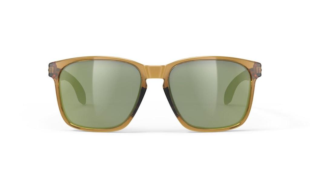 [Rudy Project] Sunglasses LIGHTFLOW A Crystal Butterscotch GlossLaser Green SP823283-0000