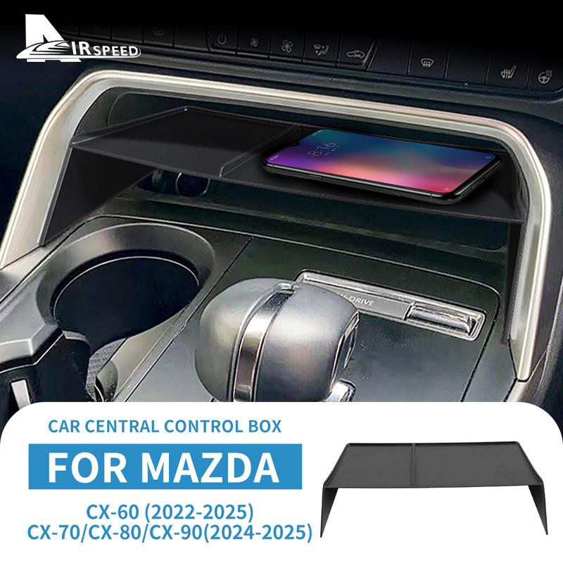 Car Storage Central Control Storage Box For Mazda CX60 -2025 CX70 CX80 CX90 2024-2025 Container Interior Accessories