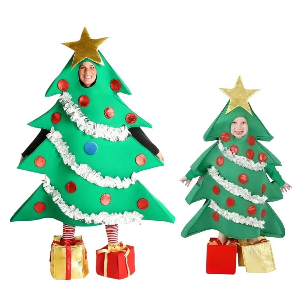 With Footwear Christmas Tree Suit Gift Shaped Shoes Christmas Carnival Costume Unisex Christmas
