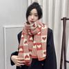 Korean Style Thickened Woolen Elk Scarf - Women's Versatile Winter Snood