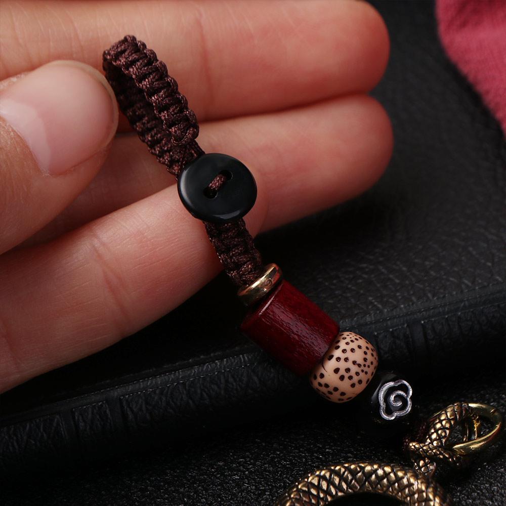 Brass Zodiac Keychain Animals Car Key Chain Charm Snake Key Ring  Men