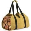 Outdoor Camping Firewood Storage Bag Transport Canvas Tote Bag Wood for Carrier Scratch-resistant and Wear-resistant