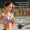 Portable Breathing Trainer with Lanyard Adjustable Resistance Men Women Oral Muscles