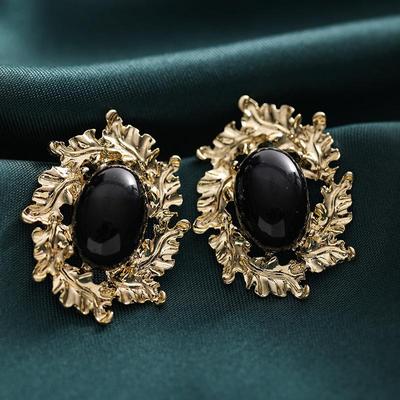 Unique French-American Style Irregular Silver Needle Earrings - Trendy, Niche Design for Women