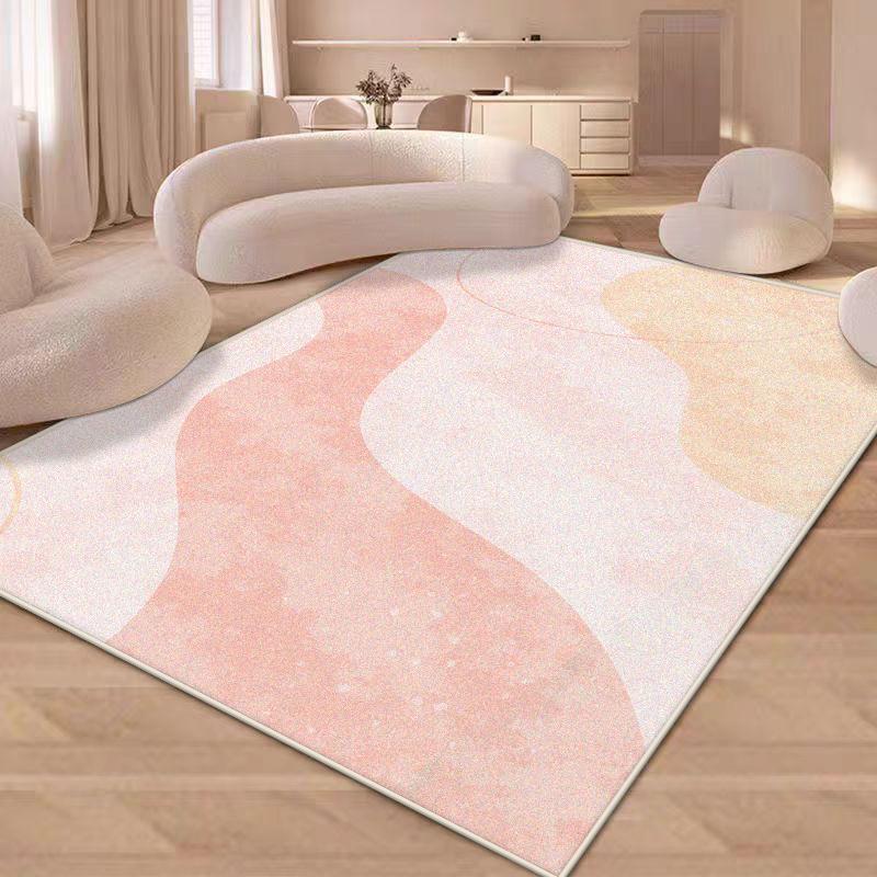 Living Room Decoration Rugs Flannel Bedroom Deluxe Anti Slip Floor Mats Large Area Office Gaming Room Carpet Lounge Rug Washable