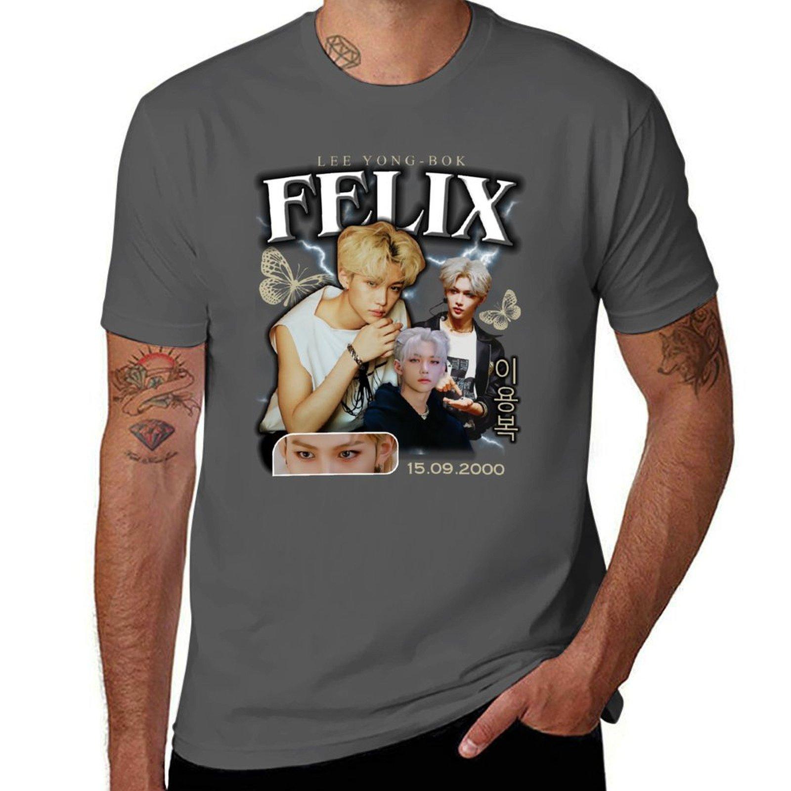 

FELIX Shirt Vintage 90 Retro T Shirt Tee T-Shirt t shirts designer t shirt man plain man shirts for men casual T-Shirt 4XL