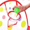 HappyHome Faltbare Bällebad mit Netzkorb, Bällehaus, Indoor-Spielgerät, Spielhaus, Aufbewahrungstasche und Tuch im Lieferumfang enthalten (120 cm)