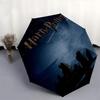 1pc Harry Potter Always Automatic Folding Umbrella - Compact 8-Rib Design, Durable Plastic & Iron1480L