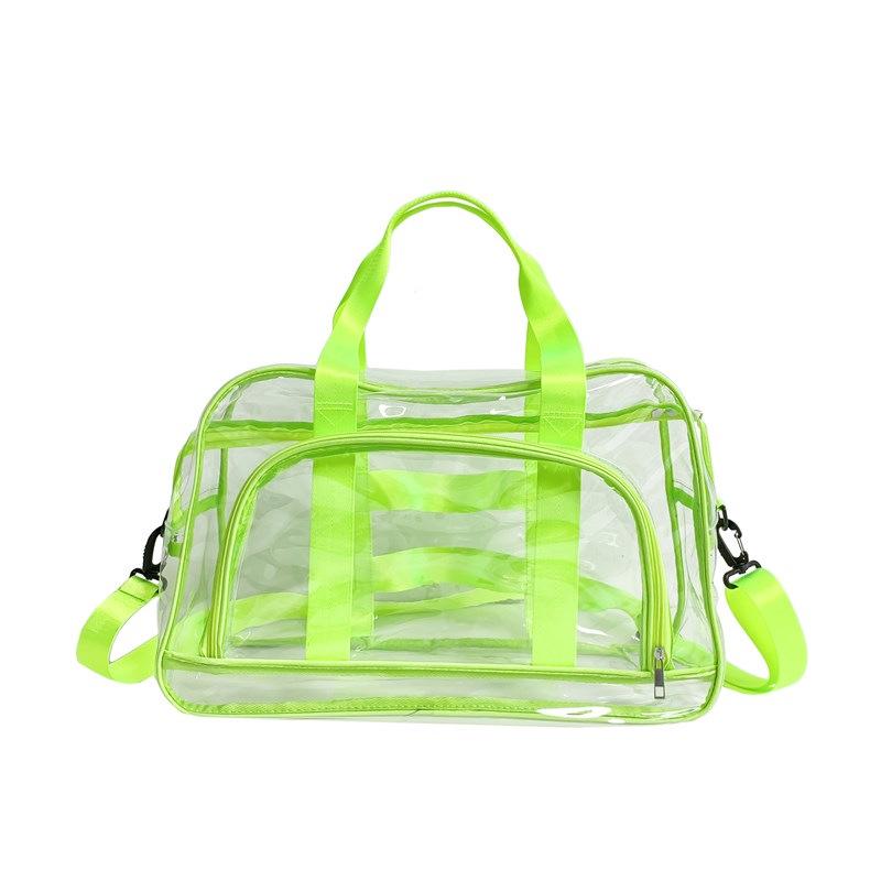 Large Capacity PVC Travel Bag - Wet/Dry Separation, Waterproof, Handheld & Crossbody Gym Bag