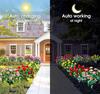 LED Solar Azalea Flowers Garden Lamp Home Decorative Light Landscape Lawn Path Holiday Wedding Lights