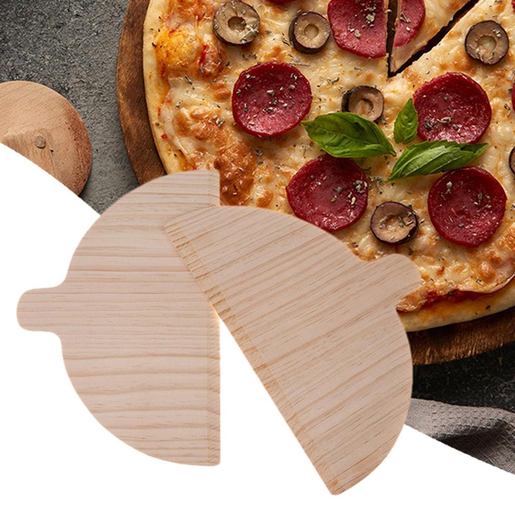 Wooden Pizza Paddle Pizza Spatula Paddle Set of 2 Pizza Paddle Bread Baking Peel for Pizza Ovens Pizza Bread Transferring
