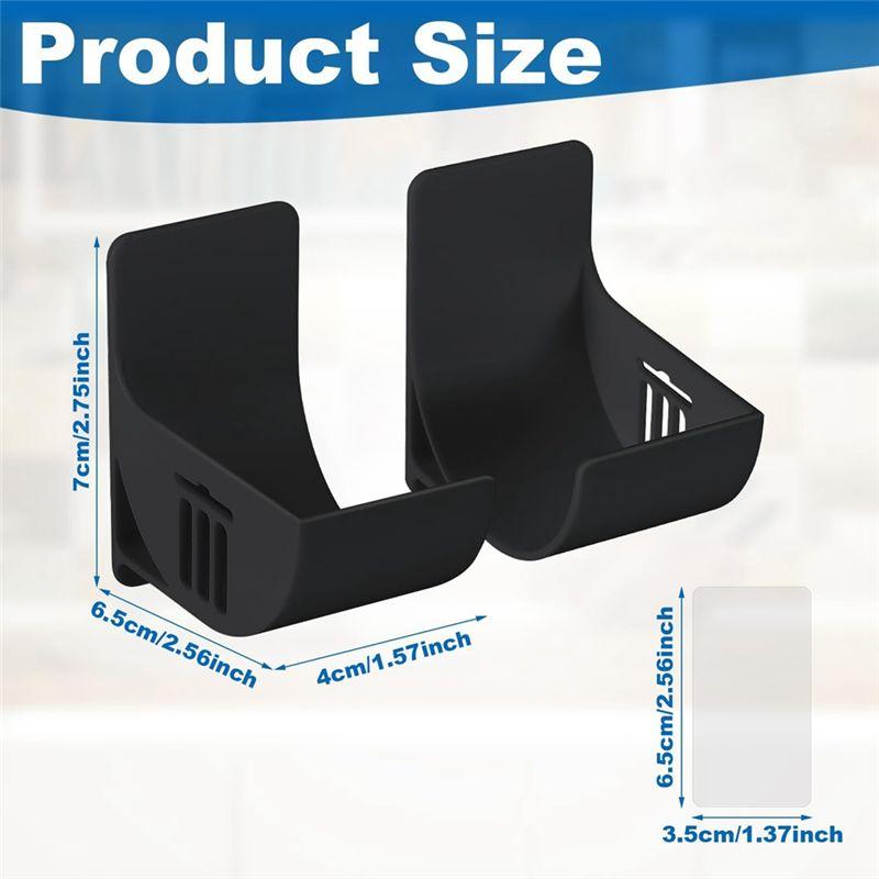 M-Modern-4Pcs Trash Bag Holder,Trash Bag Dispenser Roll Holder Wall Mount Shopping Grocery Bag Roll Holder For Cabinet Kitchen